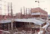 民國73年5月-中央圖書館新建工程結構體施工情況